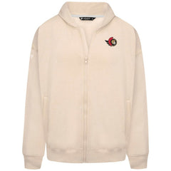 Ottawa Senators Levelwear Uphill Stained Glass Full-Zip Hoodie Jacket Khaki