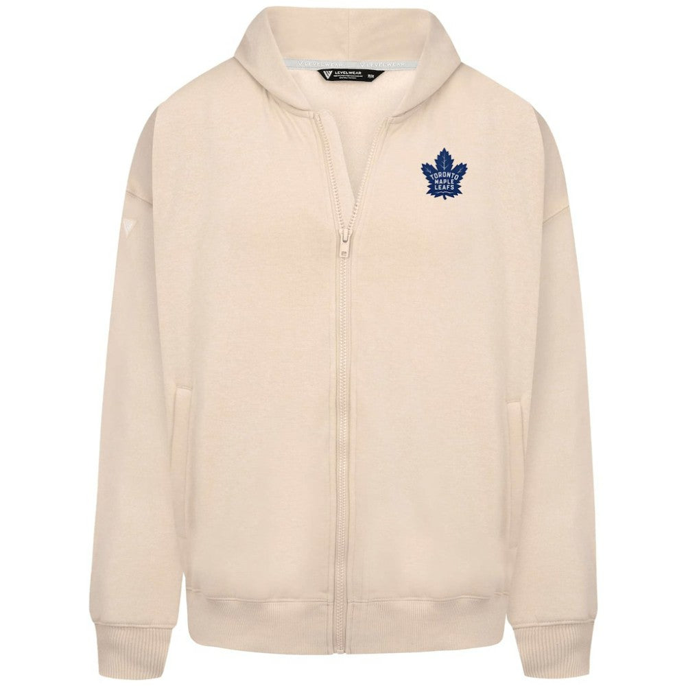 Toronto Maple Leafs Levelwear Uphill Stained Glass Full-Zip Hoodie Jacket Khaki