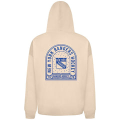 New York Rangers Levelwear Uphill Stained Glass Full-Zip Hoodie Jacket Khaki