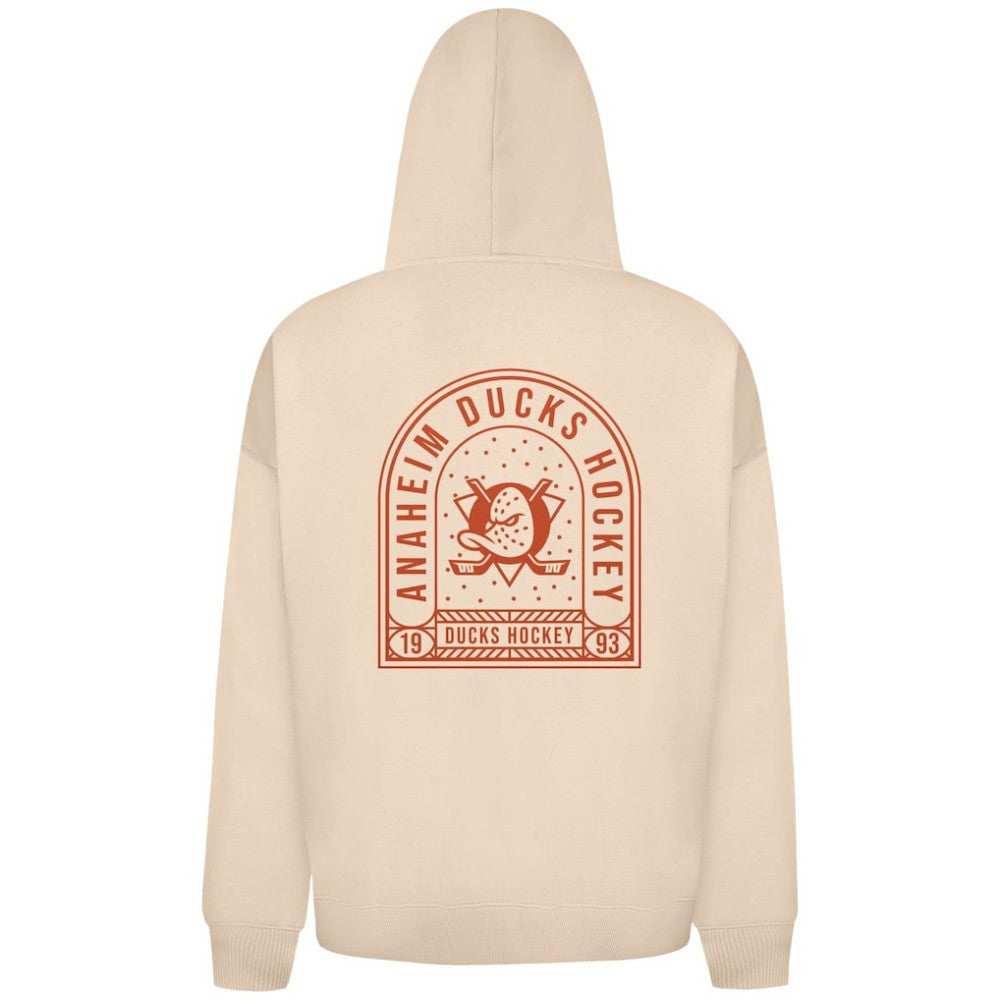 Anaheim Ducks Levelwear Uphill Stained Glass Full-Zip Hoodie Jacket Khaki