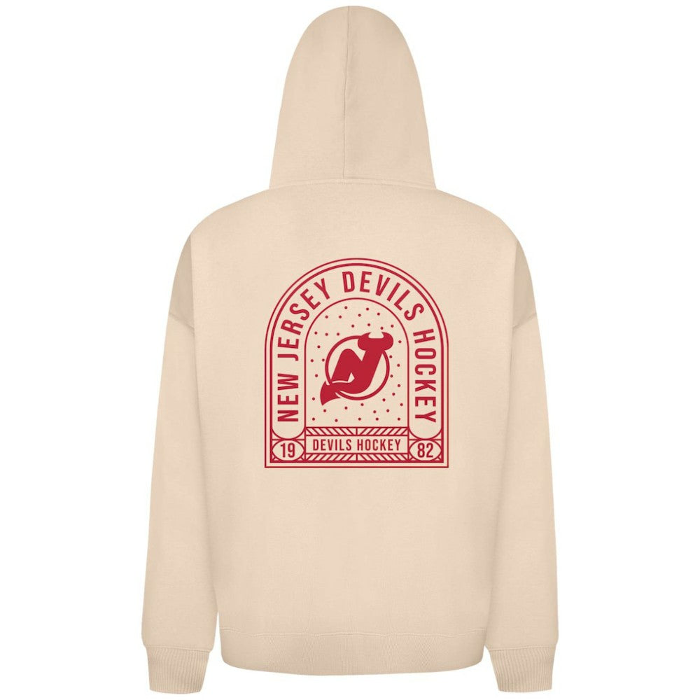 New Jersey Devils Levelwear Uphill Stained Glass Full-Zip Hoodie Jacket Khaki