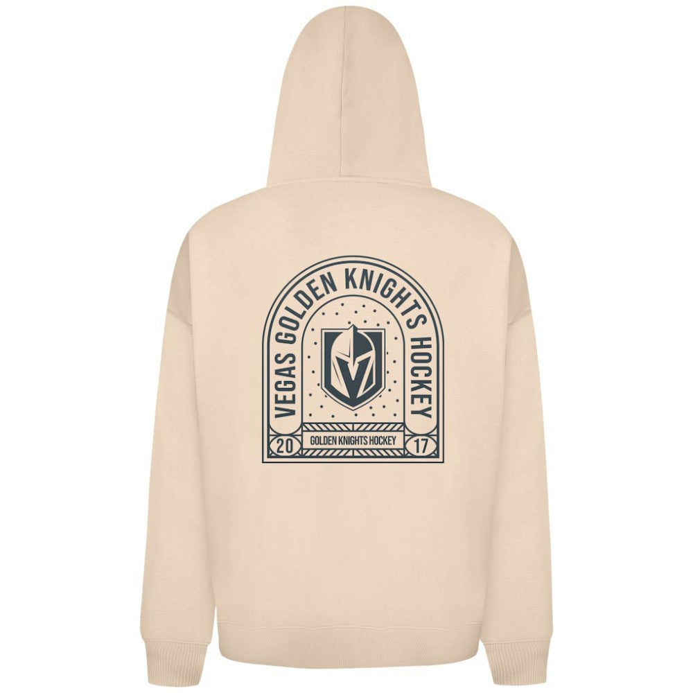 Vegas Golden Knights Levelwear Uphill Stained Glass Full-Zip Hoodie Jacket Khaki