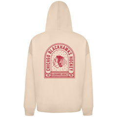 Chicago Blackhawks Levelwear Uphill Stained Glass Full-Zip Hoodie Jacket Khaki