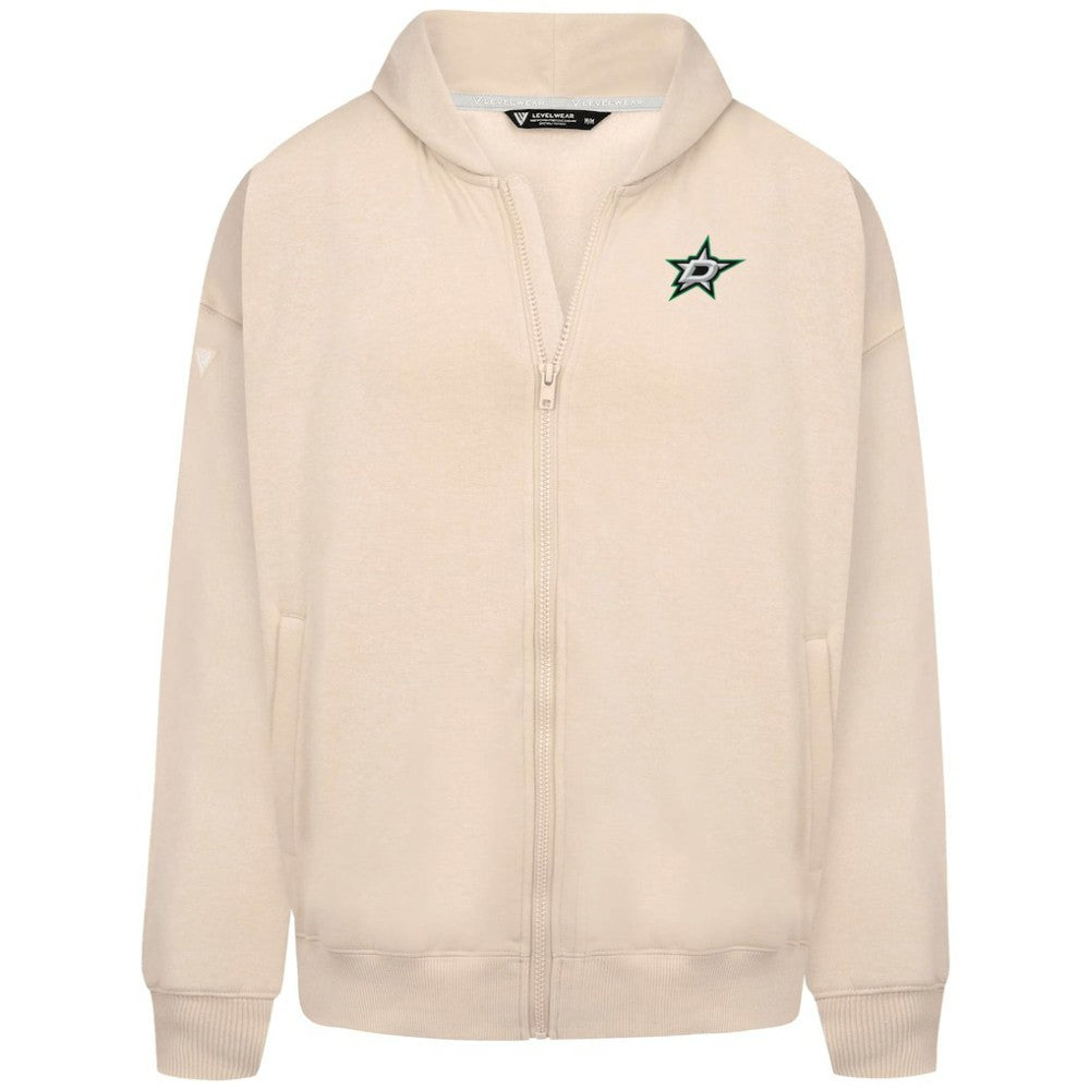 Dallas Stars Levelwear Uphill Stained Glass Full-Zip Hoodie Jacket Khaki
