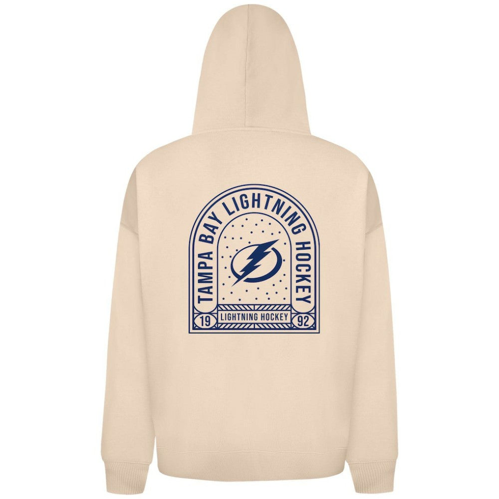 Tampa Bay Lightning Levelwear Uphill Stained Glass Full-Zip Hoodie Jacket Khaki