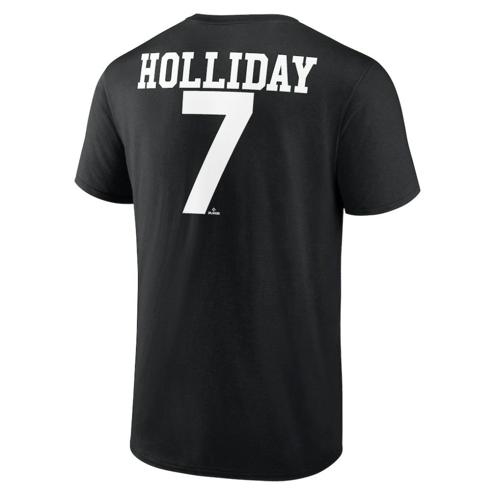 Jackson Holliday Baltimore Orioles Icon Player Name &Number T-Shirt - Black