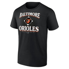 Baltimore Orioles Retro Diamond T-Shirt - Black