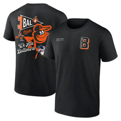 Baltimore Orioles Split Zone T-Shirt - Black
