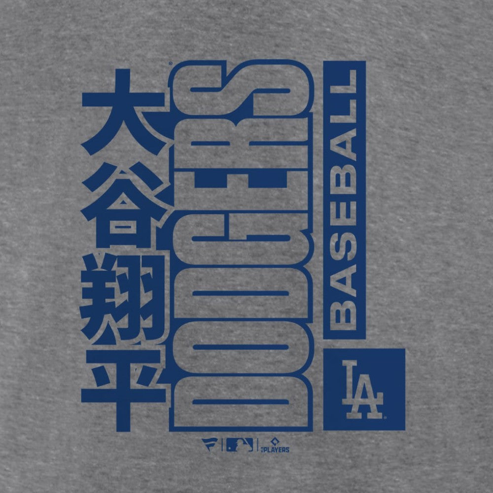 Shohei Ohtani Los Angeles Dodgers Tri-Blend T-Shirt - Heather Gray