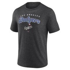 Los Angeles Dodgers Wonderment Tri-Blend T-Shirt - Charcoal