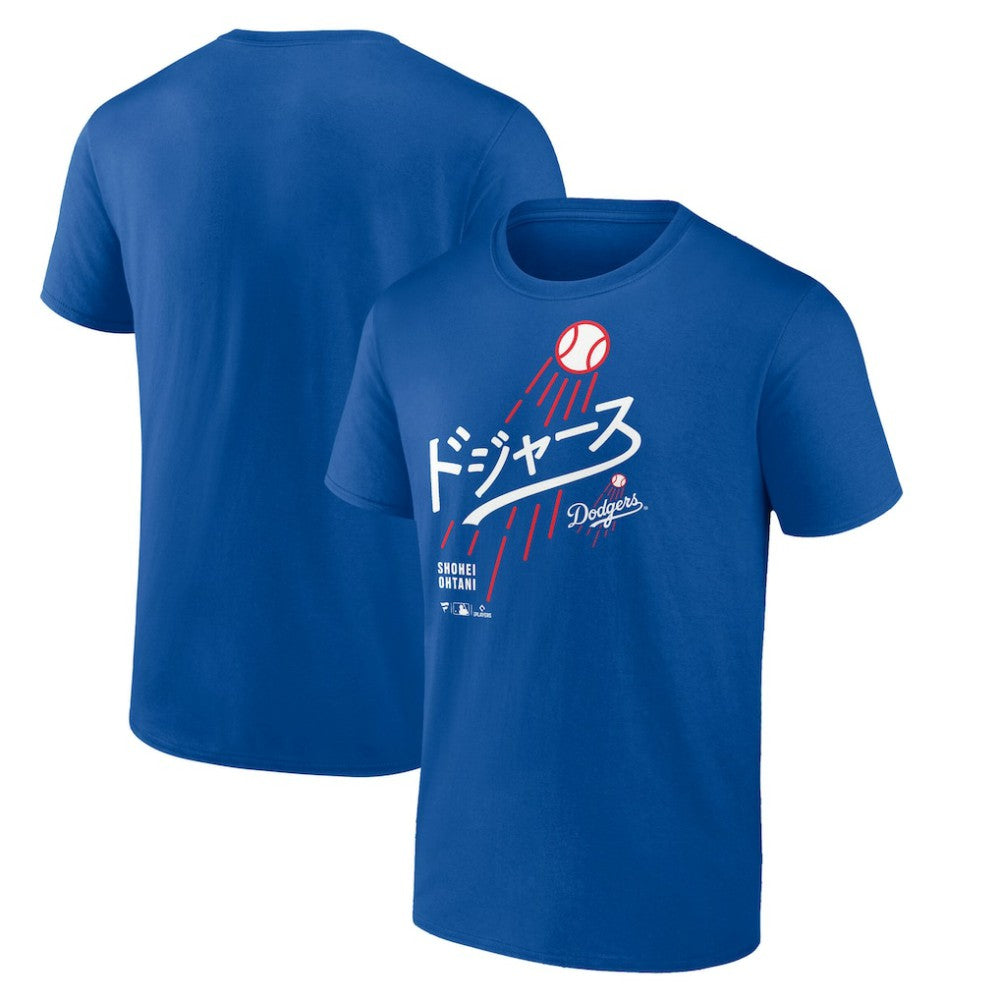 Shohei Ohtani Los Angeles Dodgers Japanese Letters T-Shirt - Royal