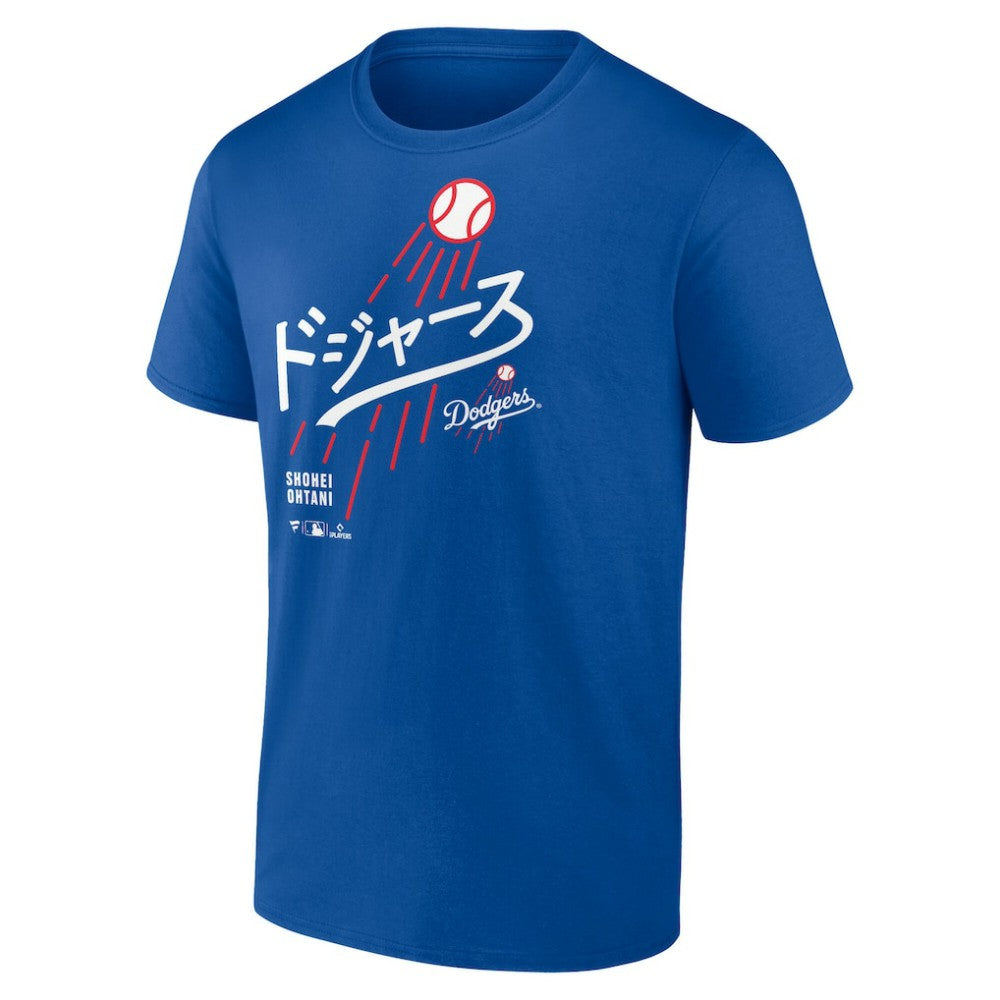Shohei Ohtani Los Angeles Dodgers Japanese Letters T-Shirt - Royal