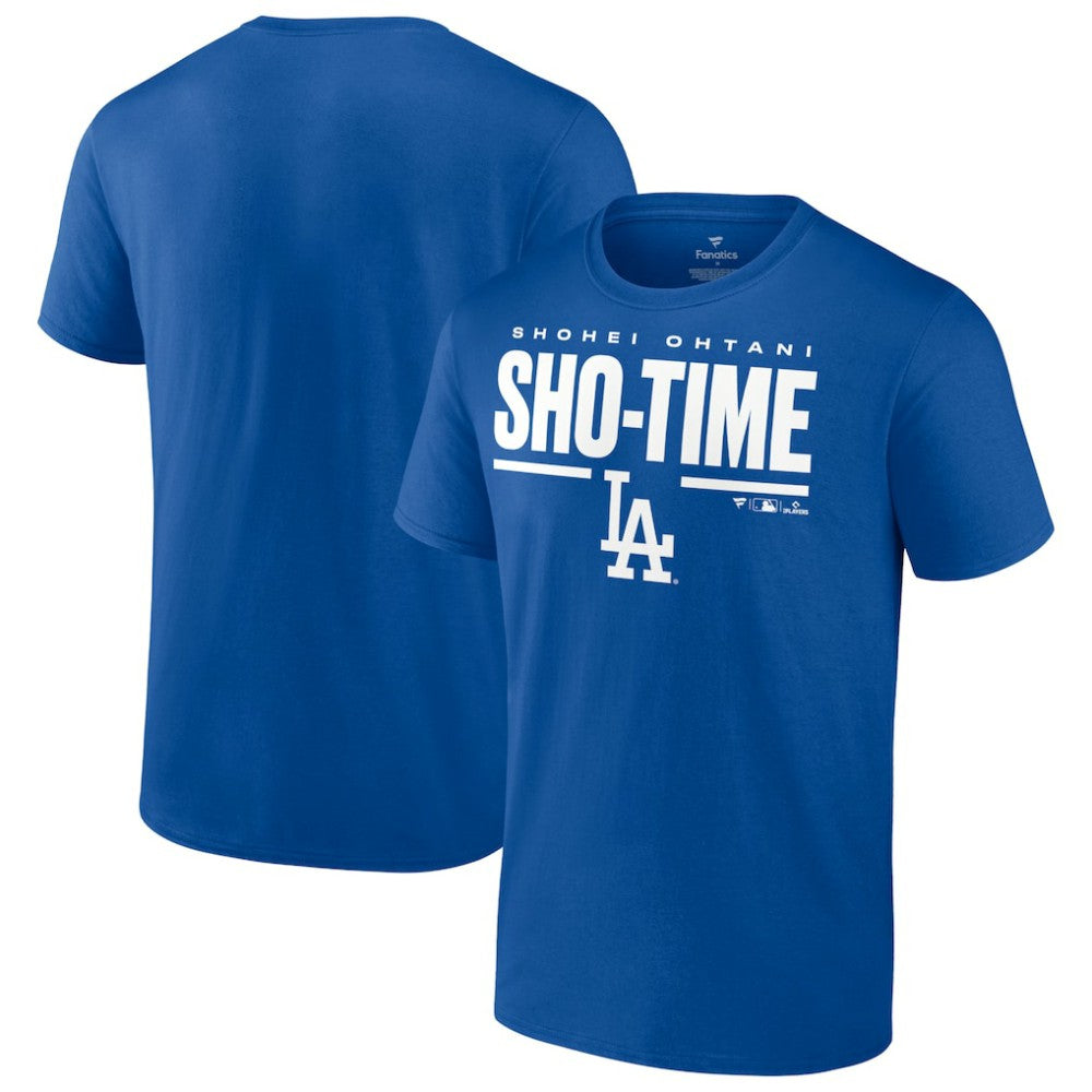 Shohei Ohtani Los Angeles Dodgers Sho-Time Horizontal T-Shirt - Royal