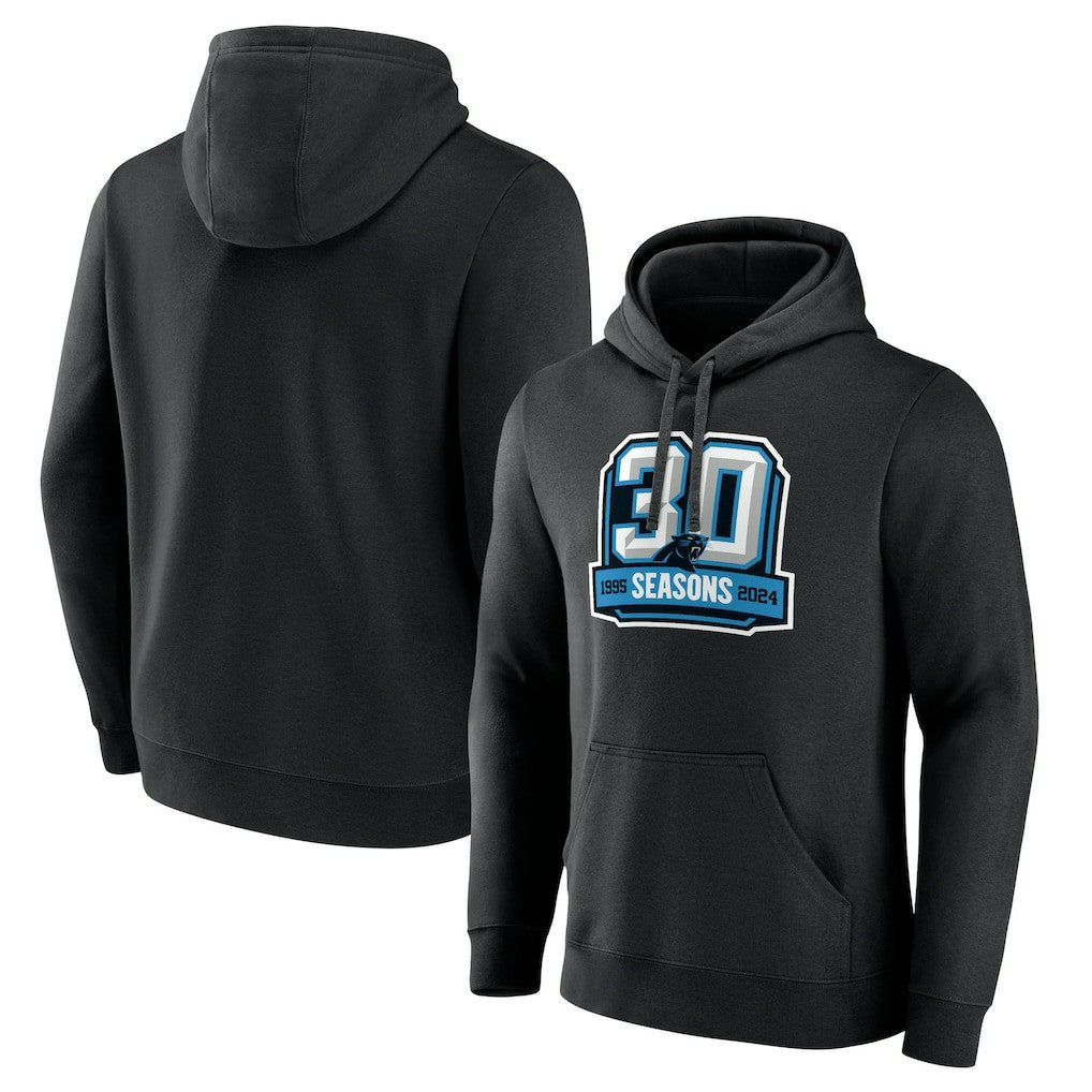Carolina Panthers 30th Anniversary Pullover Hoodie - Black online