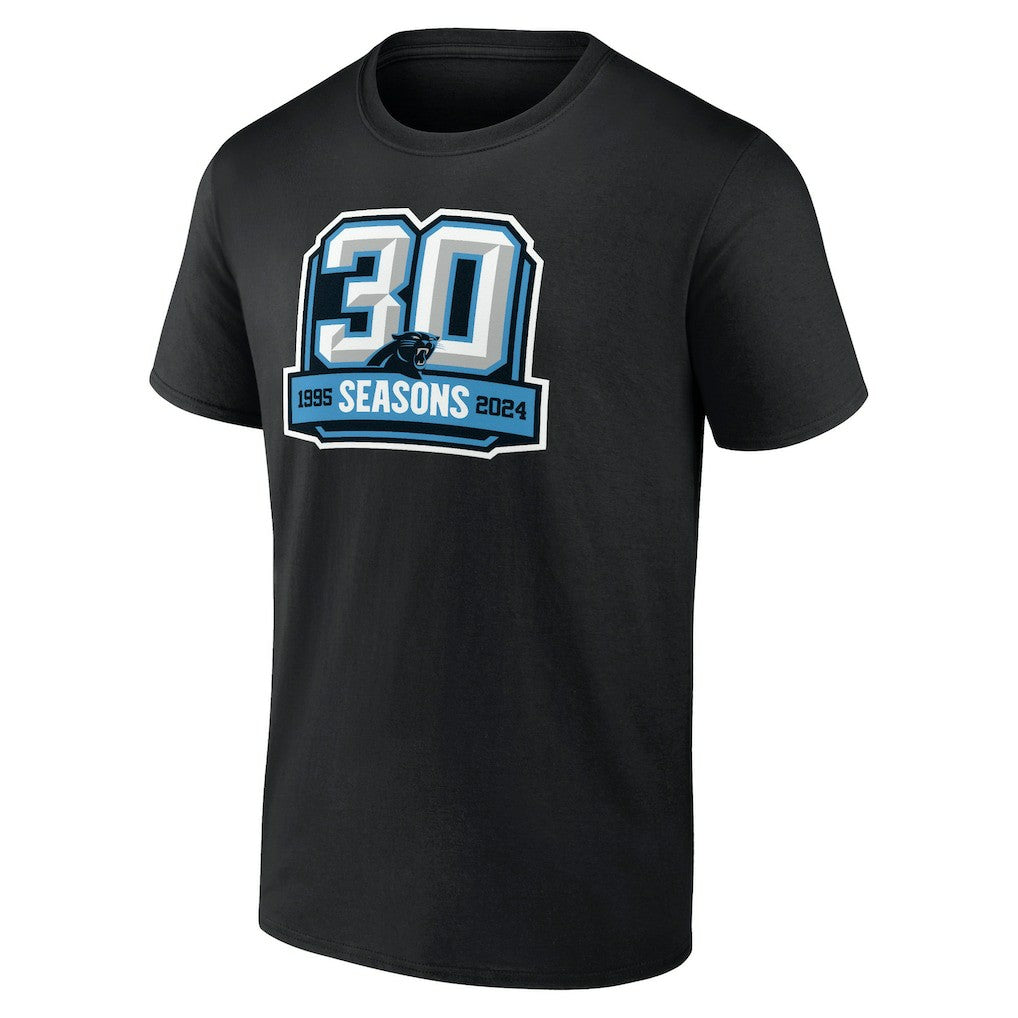 Carolina Panthers 30th Anniversary T-Shirt - Black outlet