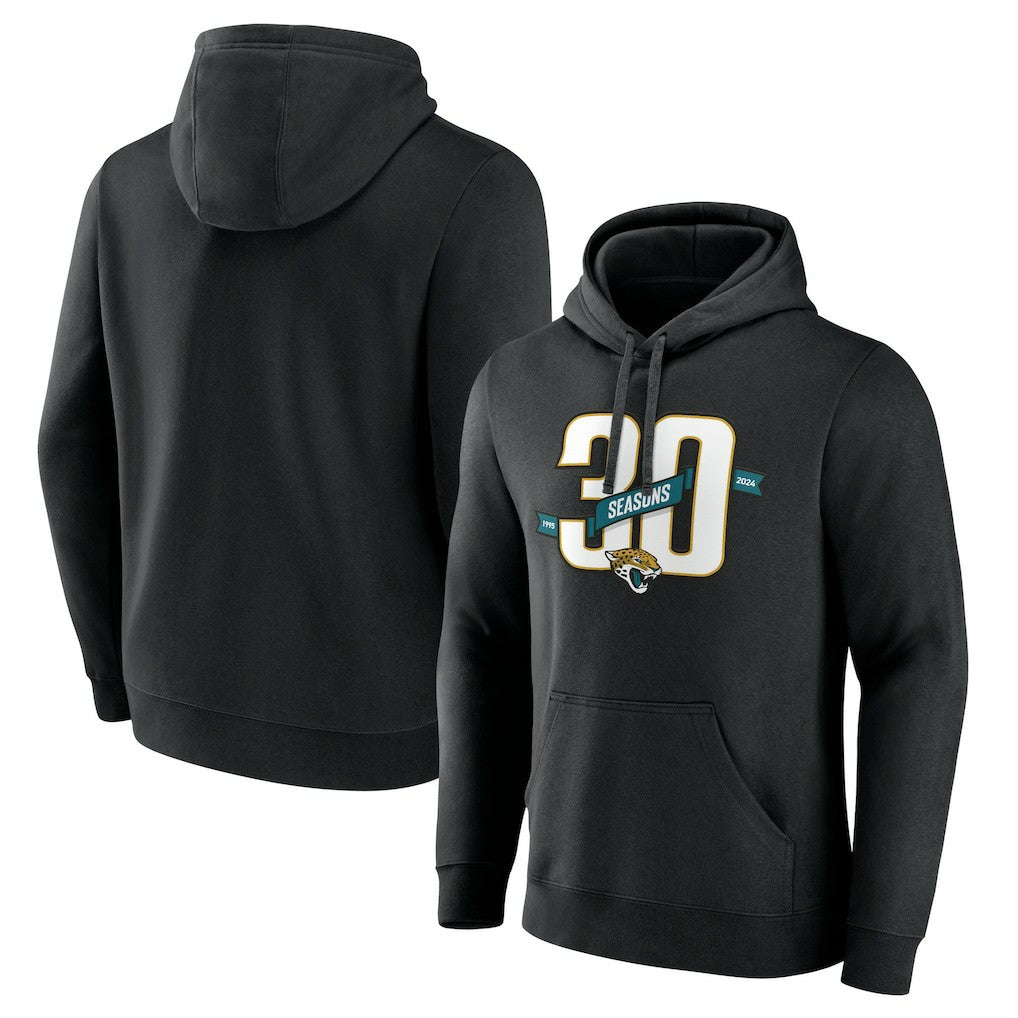 Jacksonville Jaguars 30th Anniversary Pullover Hoodie - Black discount