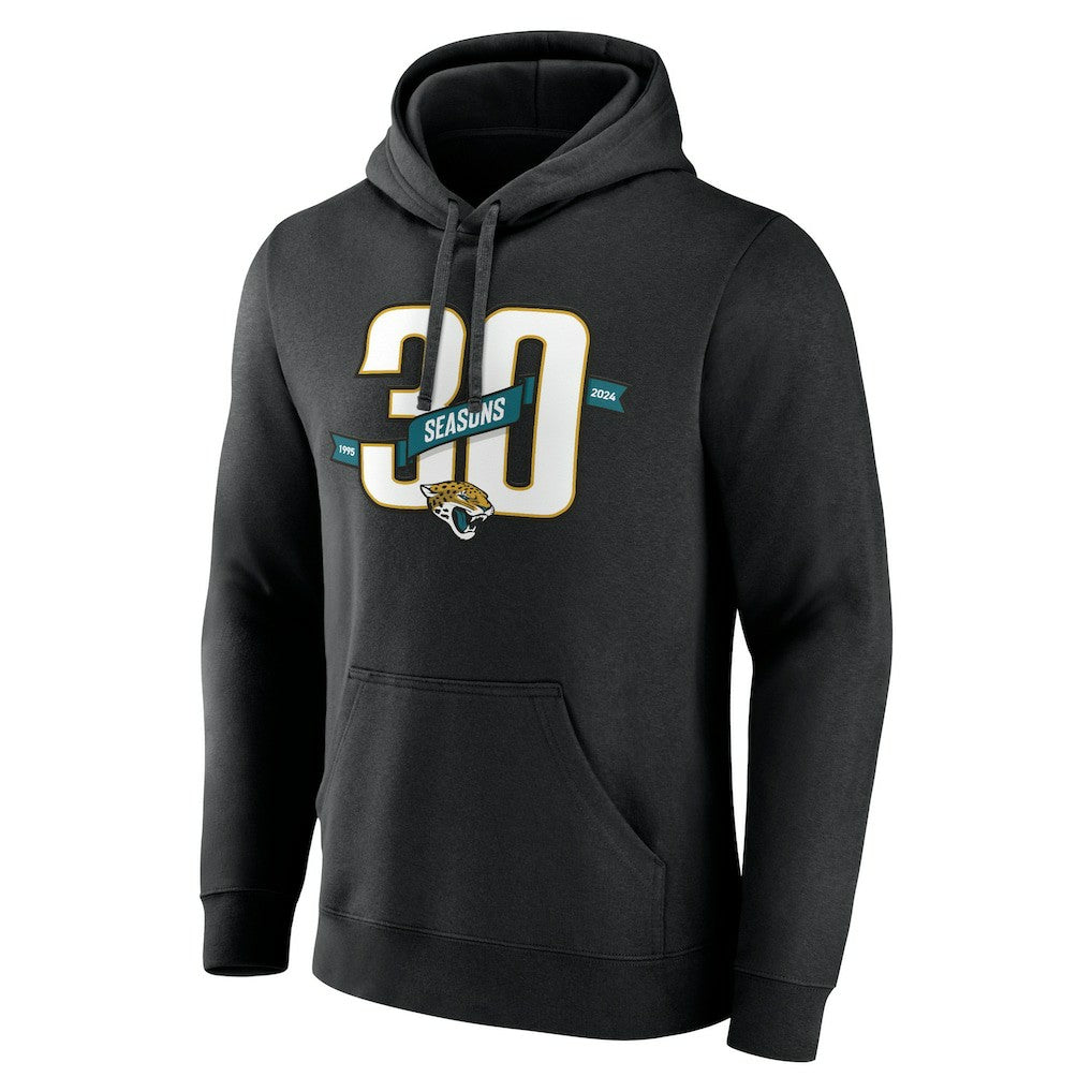 Jacksonville Jaguars 30th Anniversary Pullover Hoodie - Black discount