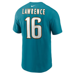 Trevor Lawrence Jacksonville Jaguars Throwback Name & Number T-Shirt - Teal | Nike on sale