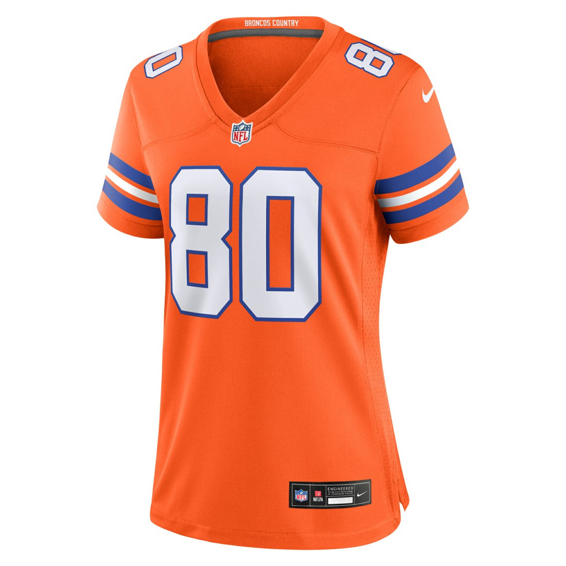 Rod Smith Denver Broncos Women's Mile High Collection 1977 Throwback Retired Player Game Jersey - Orange | Nike on sale