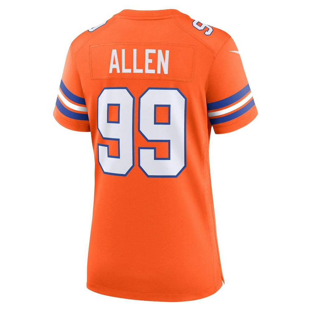 Zach Allen Denver Broncos Women's Mile High Collection 1977 Throwback Player Game Jersey - Orange | Nike discount