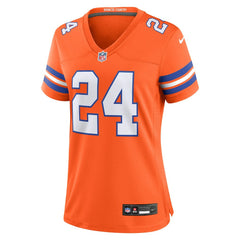 Champ Bailey Denver Broncos Women's Mile High Collection 1977 Throwback Retired Player Game Jersey - Orange | Nike for sale