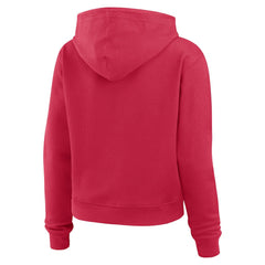 Arizona Cardinals WEAR by Erin Andrews Women's Plus Size Waffle Hoodie Pullover Top - Cardinal discount