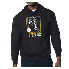 Pittsburgh Steelers Starter Player Grid Pullover Hoodie - Black cheap