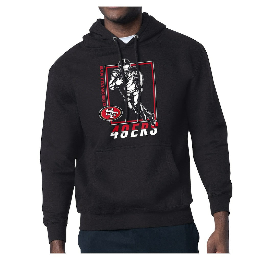 San Francisco 49ers Starter Player Grid Pullover Hoodie - Black discount