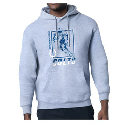 Indianapolis Colts Starter Player Grid Pullover Hoodie - Heather Gray outlet