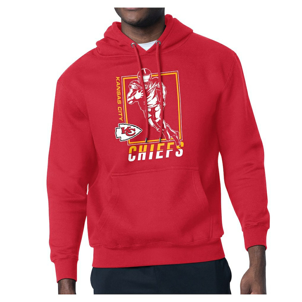 Kansas City Chiefs Starter Player Grid Pullover Hoodie - Red discount