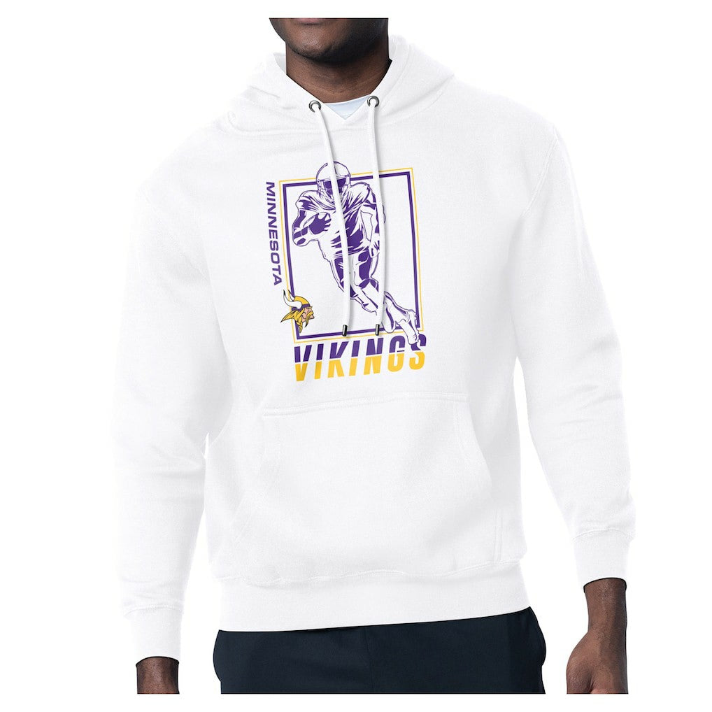 Minnesota Vikings Starter Player Grid Pullover Hoodie - White online