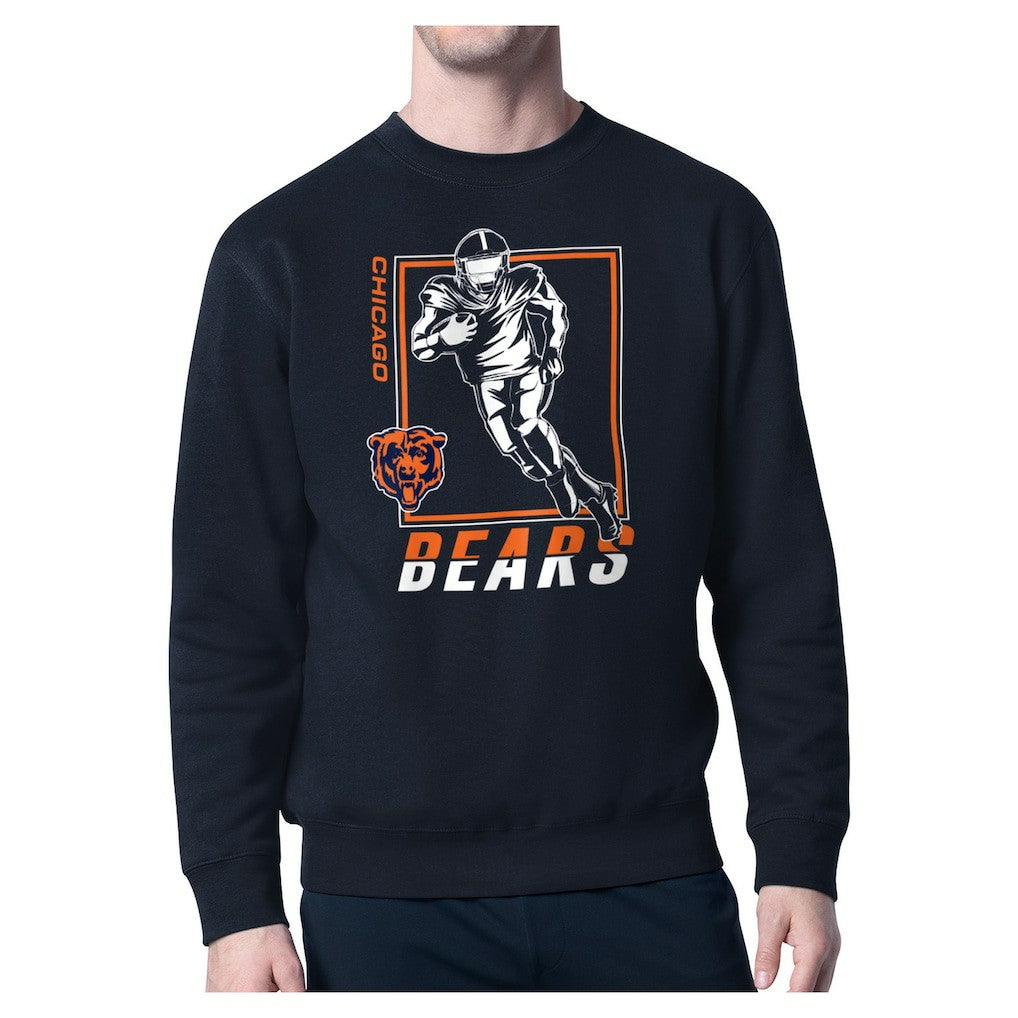Chicago Bears Starter Player Grid Pullover Sweatshirt - Navy sale