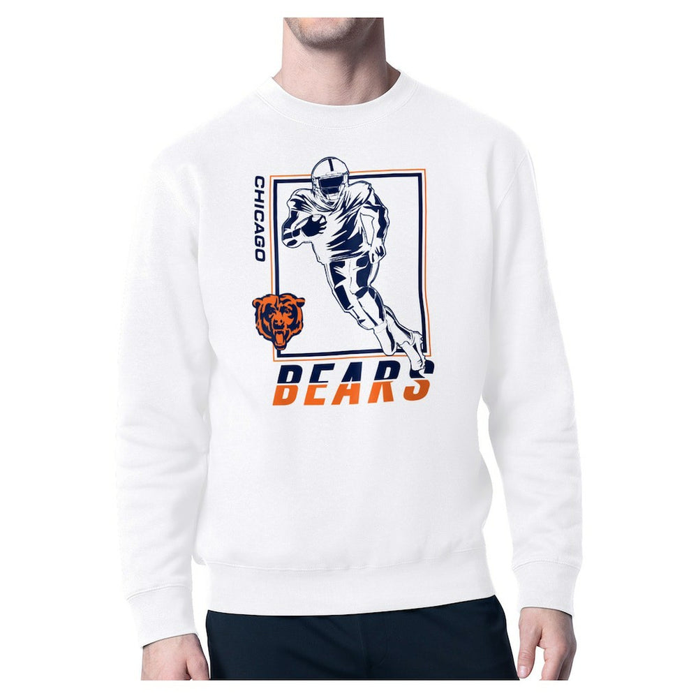 Chicago Bears Starter Player Grid Pullover Sweatshirt - White for sale