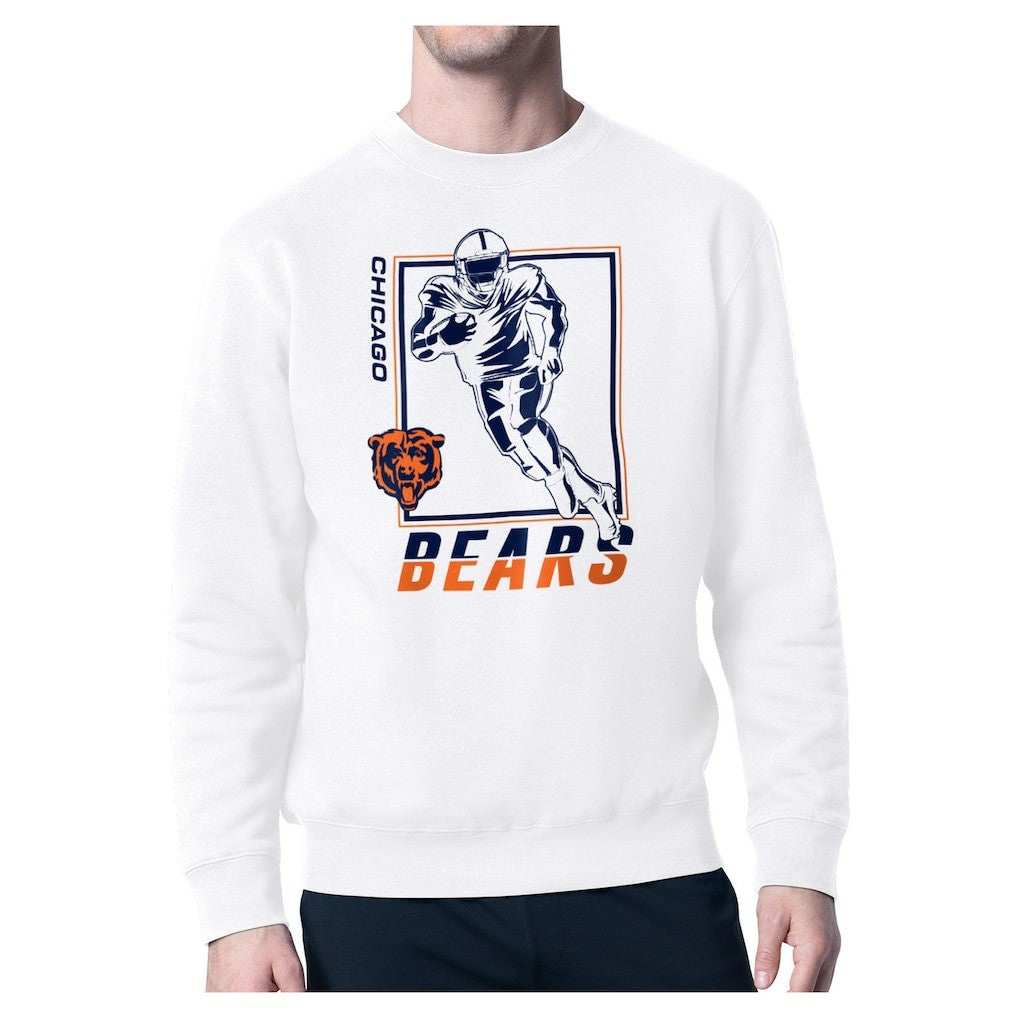 Chicago Bears Starter Player Grid Pullover Sweatshirt - White for sale