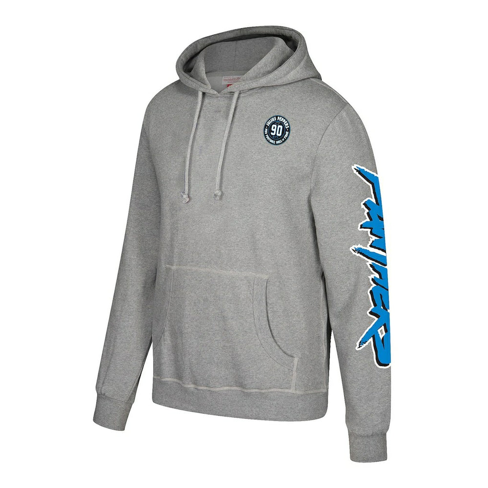 Julius Peppers Carolina Panthers Name & Number Pullover Hoodie – Heather Gray online