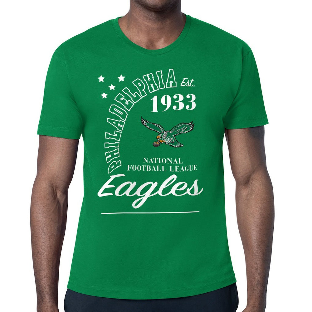 Philadelphia Eagles Starter Arch City Retro Logo T-Shirt - Kelly Green outlet
