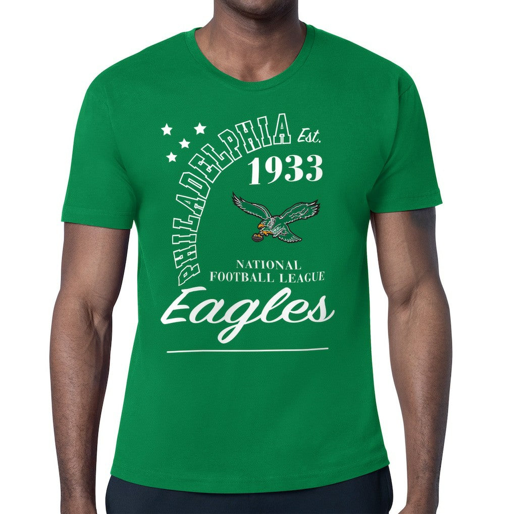 Philadelphia Eagles Starter Arch City Retro Logo T-Shirt - Kelly Green outlet