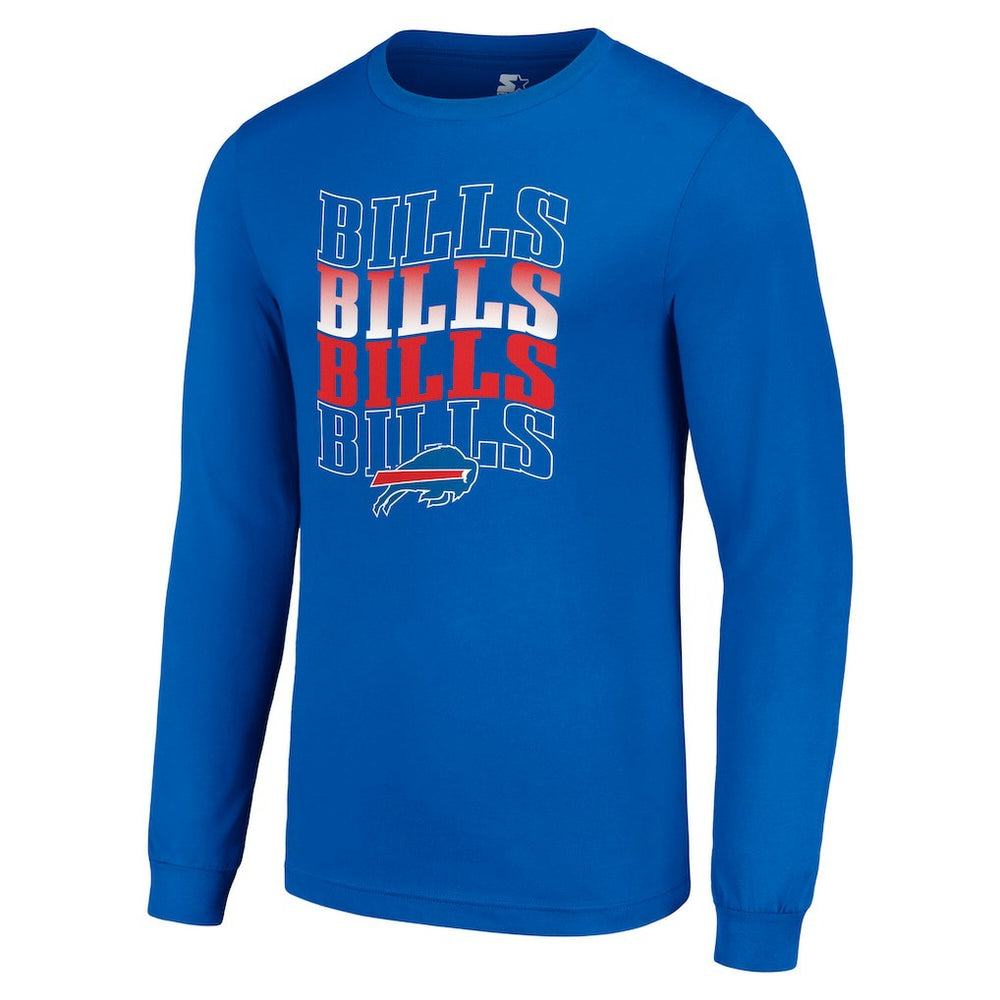 Buffalo Bills Starter Team Name Graphic Long Sleeve T-Shirt - Royal outlet