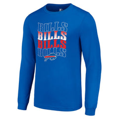 Buffalo Bills Starter Team Name Graphic Long Sleeve T-Shirt - Royal outlet