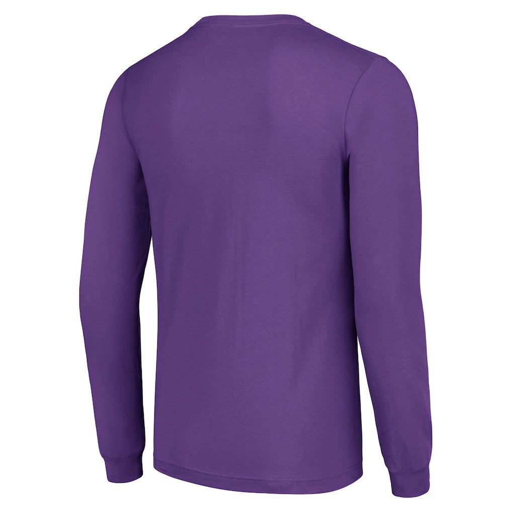 Minnesota Vikings Starter Team Name Graphic Long Sleeve T-Shirt - Purple discount