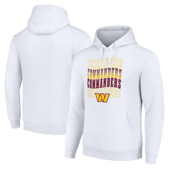 Washington Commanders Starter Four Team Name Logo Fleece Pullover Hoodie - White for sale
