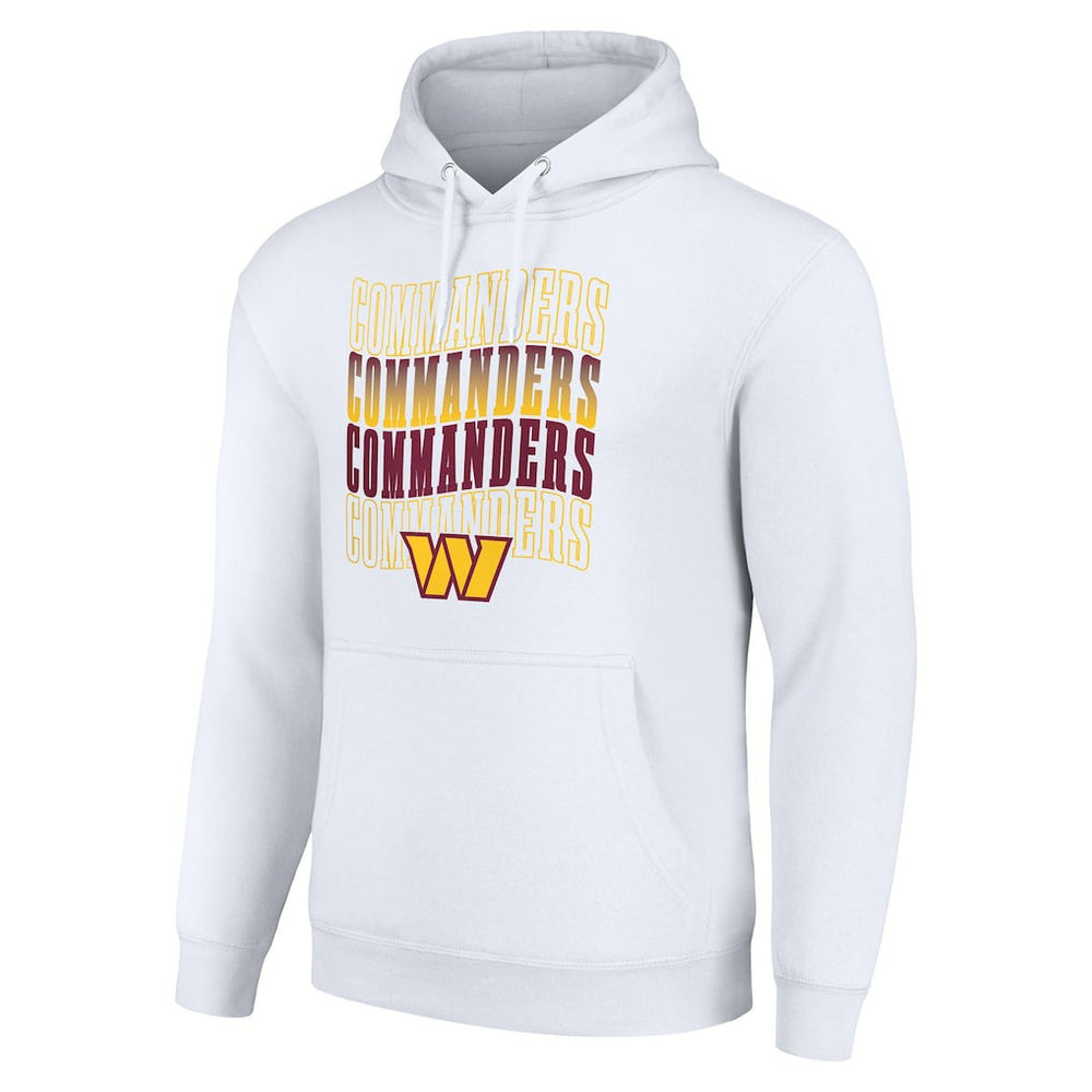 Washington Commanders Starter Four Team Name Logo Fleece Pullover Hoodie - White for sale