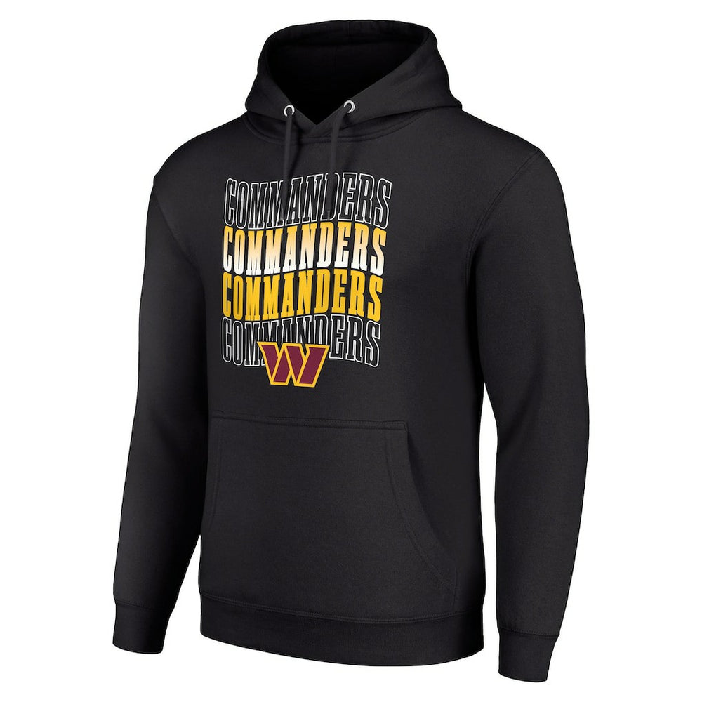 Washington Commanders Starter Four Team Name Logo Fleece Pullover Hoodie - Black online