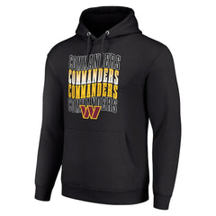 Washington Commanders Starter Four Team Name Logo Fleece Pullover Hoodie - Black online