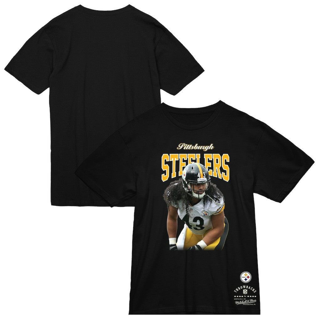 Troy Polamalu Pittsburgh Steelers Sideline Retired Player T-Shirt - Black discount