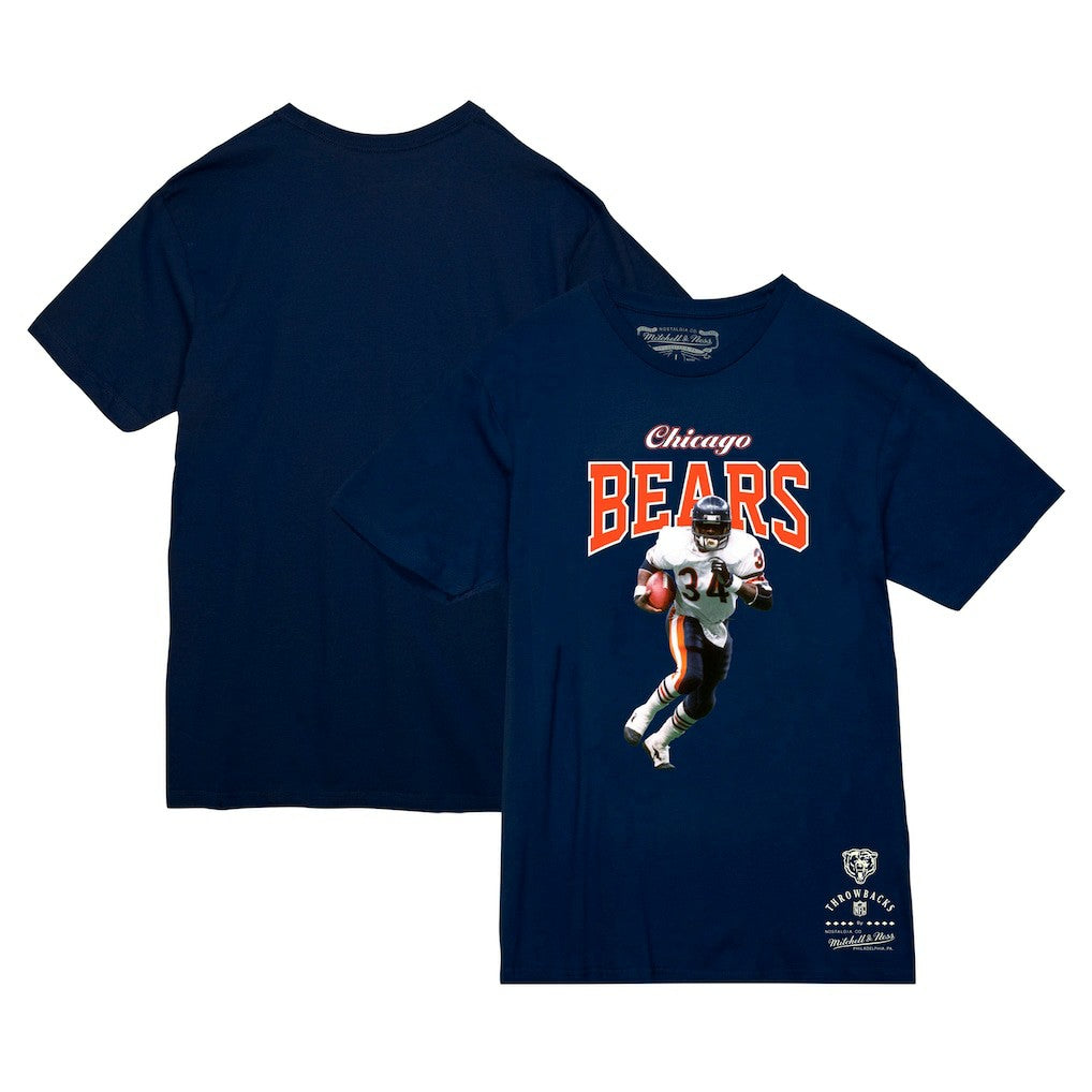 Walter Payton Chicago Bears Sideline Retired Player T-Shirt - Navy on sale