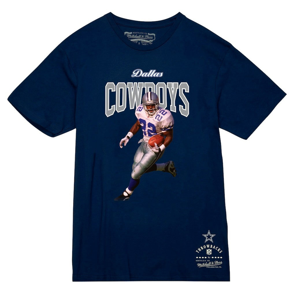 Emmitt Smith Dallas Cowboys Sideline Retired Player T-Shirt - Navy outlet