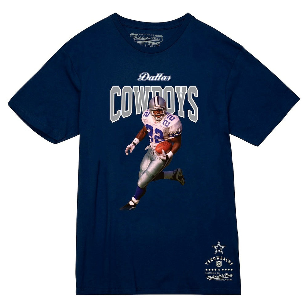 Emmitt Smith Dallas Cowboys Sideline Retired Player T-Shirt - Navy outlet