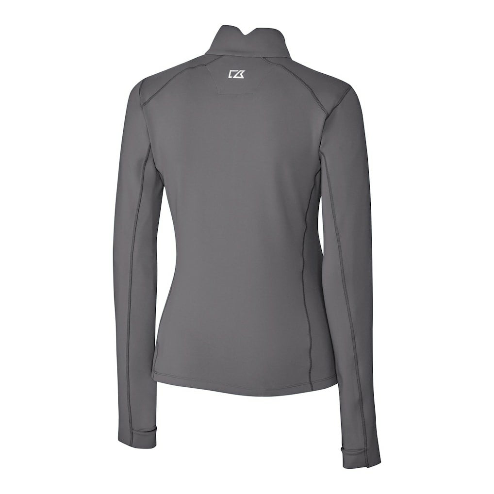 Buffalo Bills Cutter & Buck Women's Traverse Stretch Quarter-Zip Pullover Top - Gray cheap