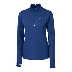 Buffalo Bills Cutter & Buck Women's Traverse Stretch Quarter-Zip Pullover Top - Royal sale